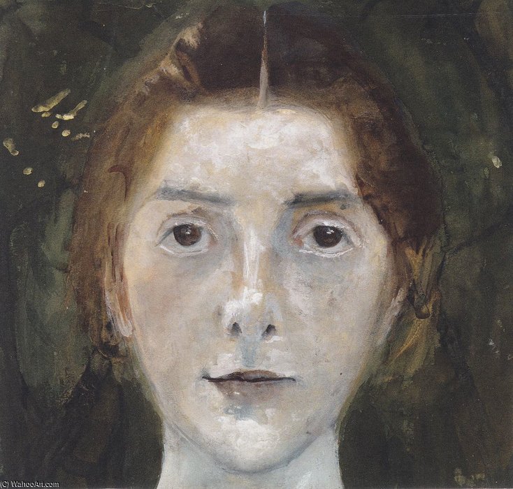 WikiOO.org - Encyclopedia of Fine Arts - Maľba, Artwork Paula Modersohn Becker - Self-portrait
