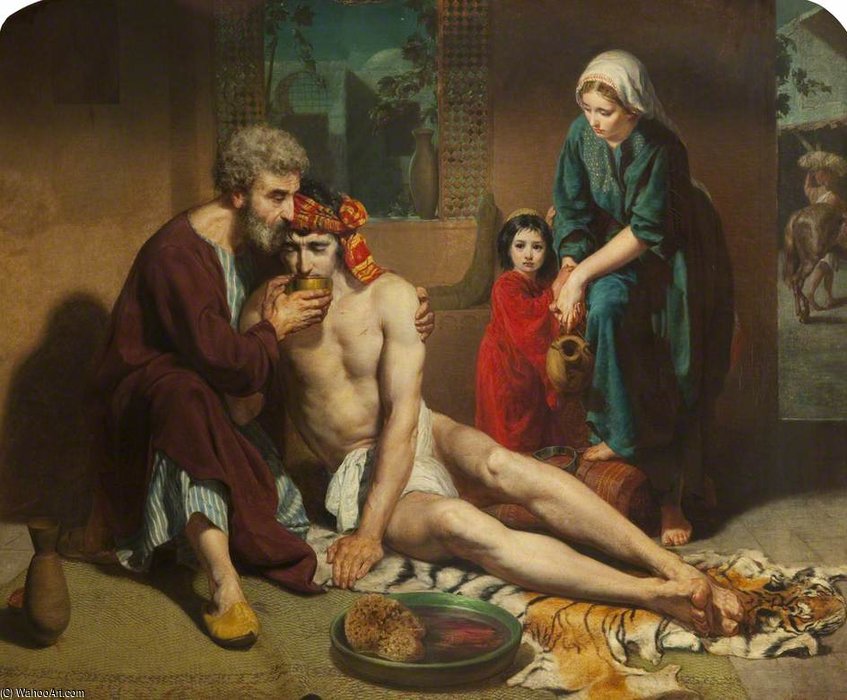 Wikioo.org - The Encyclopedia of Fine Arts - Painting, Artwork by Philip Richard Morris - The Good Samaritan