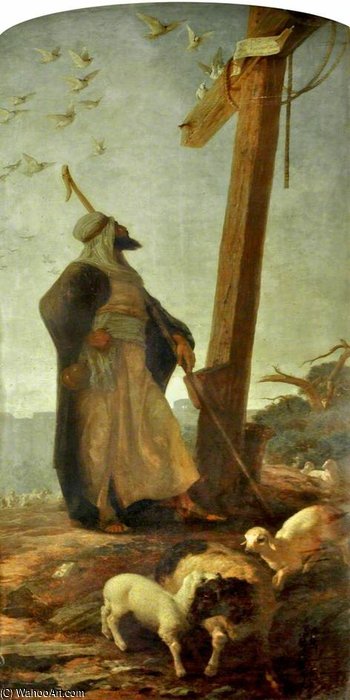 Wikioo.org - The Encyclopedia of Fine Arts - Painting, Artwork by Philip Richard Morris - The Shepherd Of Jerusalem