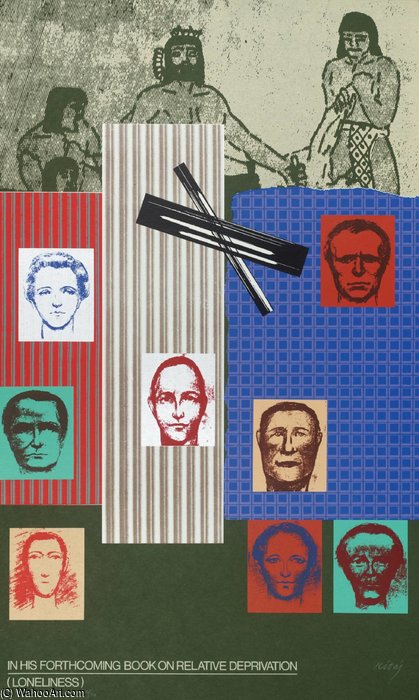 WikiOO.org - Enciklopedija likovnih umjetnosti - Slikarstvo, umjetnička djela Ronald Brooks Kitaj - In His Forthcoming Book On Relative Deprivation