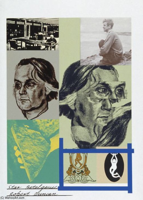 Wikioo.org - Die Enzyklopädie bildender Kunst - Malerei, Kunstwerk von Ronald Brooks Kitaj - Stern Beteigeuze (Robert Duncan)
