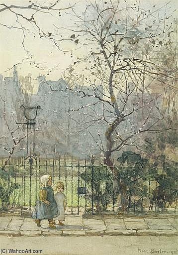 Wikioo.org - The Encyclopedia of Fine Arts - Painting, Artwork by Rose Maynard Barton - Kensington Gardens
