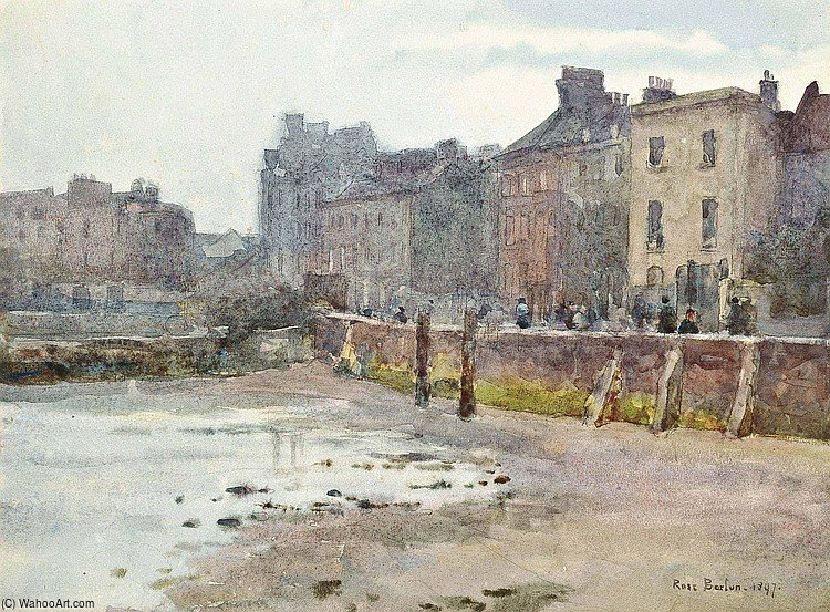 Wikioo.org - The Encyclopedia of Fine Arts - Painting, Artwork by Rose Maynard Barton - Old Chelsea Wall
