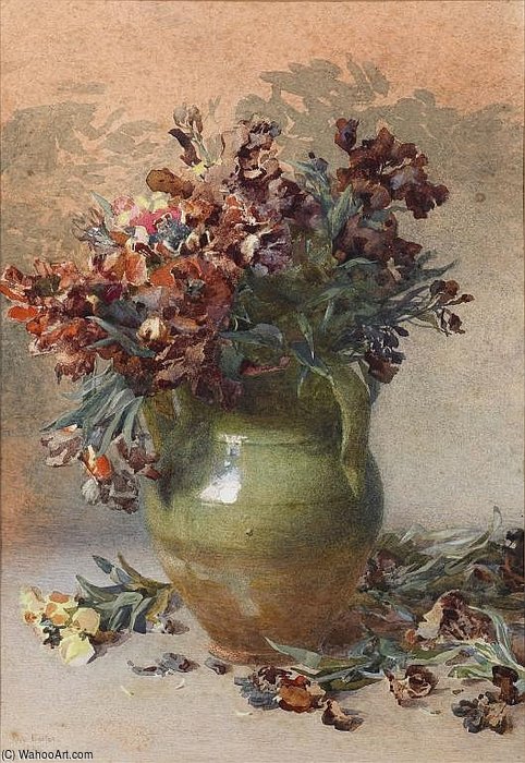 Wikioo.org - สารานุกรมวิจิตรศิลป์ - จิตรกรรม Rose Maynard Barton - Wallflowers