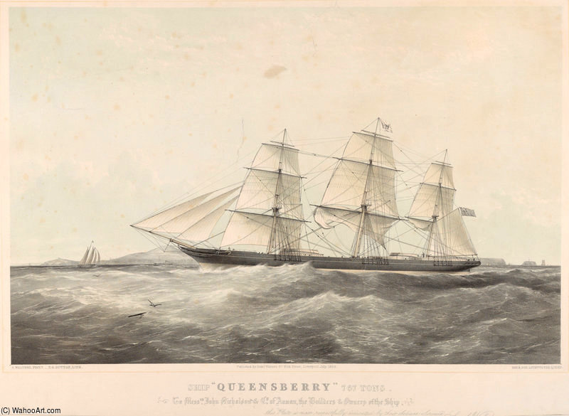 Wikioo.org - สารานุกรมวิจิตรศิลป์ - จิตรกรรม Samuel Walters - Ship 'queensberry