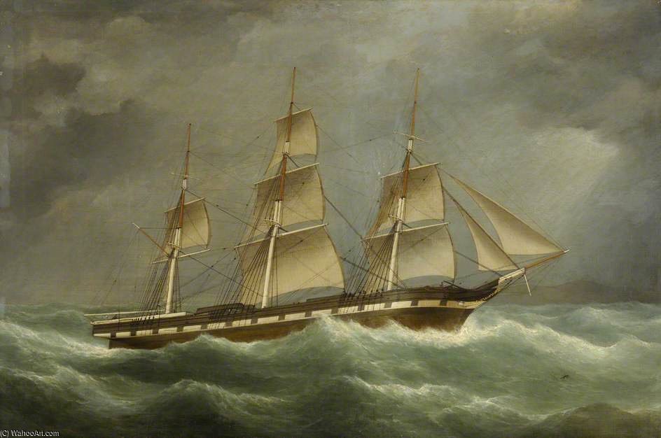 Wikioo.org - The Encyclopedia of Fine Arts - Painting, Artwork by Samuel Walters - The Ship 'magnolia'