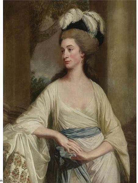 WikiOO.org - Encyclopedia of Fine Arts - Maalaus, taideteos Nathaniel Dance-Holland - Portrait Of Eliza Fitzgerald