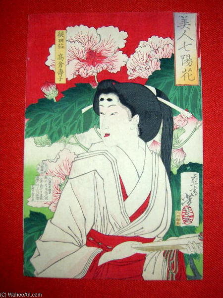 Wikioo.org - The Encyclopedia of Fine Arts - Painting, Artwork by Tsukioka Yoshitoshi - Takakura Sumiko