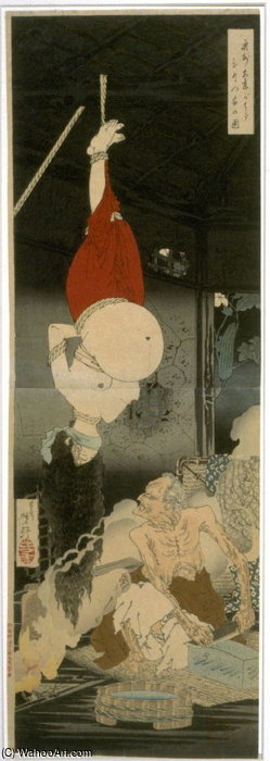 WikiOO.org - Enciclopédia das Belas Artes - Pintura, Arte por Tsukioka Yoshitoshi - The Lonely House On Adachi Moor