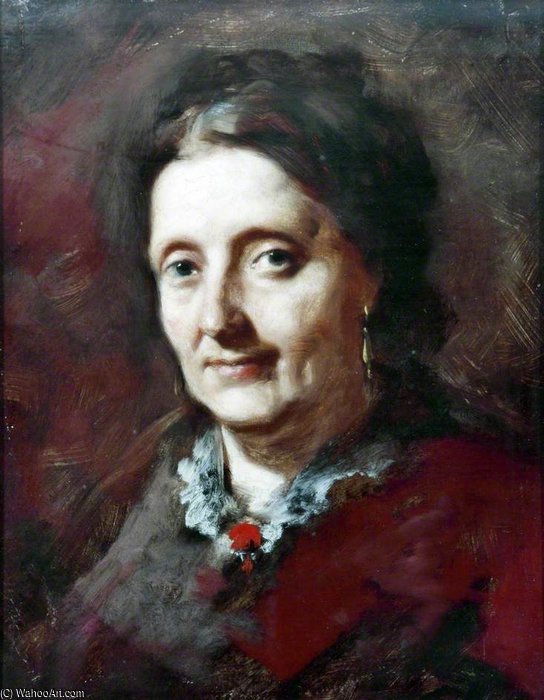 WikiOO.org - Encyclopedia of Fine Arts - Maalaus, taideteos William Daniels - An Elderly Woman