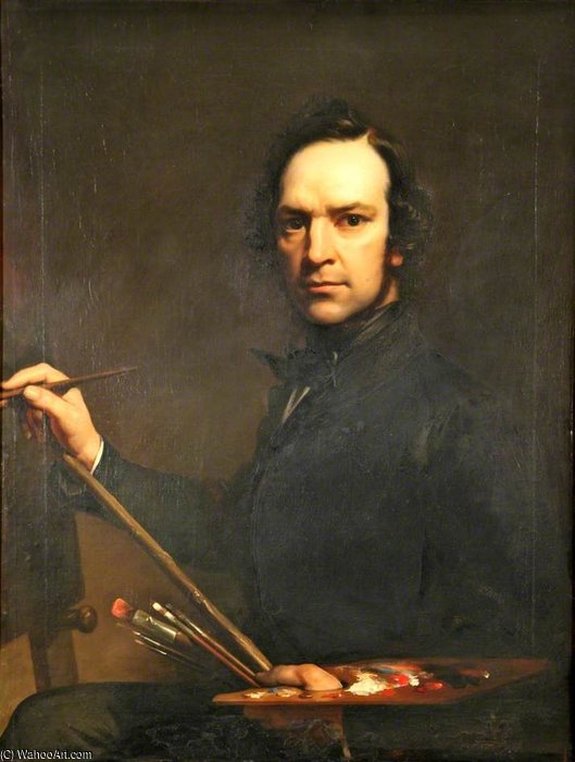 WikiOO.org - Enciclopédia das Belas Artes - Pintura, Arte por William Daniels - Self Portrait