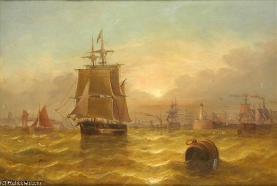 Wikioo.org – La Enciclopedia de las Bellas Artes - Pintura, Obras de arte de John Callow - El puerto de Boca