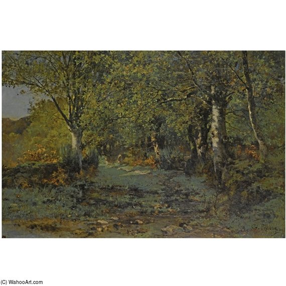 Wikioo.org - The Encyclopedia of Fine Arts - Painting, Artwork by Leon Germain Pelouse - Landscape