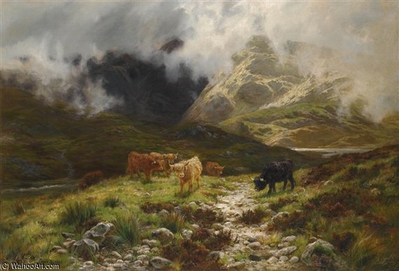WikiOO.org - Enciclopédia das Belas Artes - Pintura, Arte por Louis Bosworth Hurt - The Unveiling Of The Hills