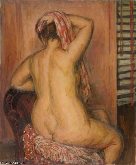 Wikioo.org - The Encyclopedia of Fine Arts - Painting, Artwork by Louis Ritman - Back Study