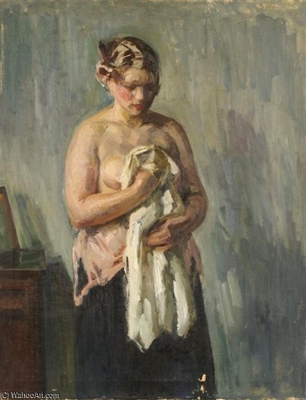 WikiOO.org - Encyclopedia of Fine Arts - Maleri, Artwork Louis Ritman - Nude