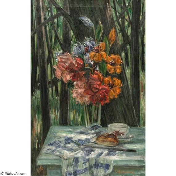 Wikioo.org - The Encyclopedia of Fine Arts - Painting, Artwork by Louis Ritman - Outdoor Still Life