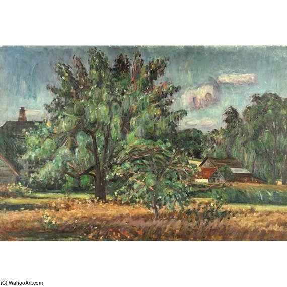 WikiOO.org - Εγκυκλοπαίδεια Καλών Τεχνών - Ζωγραφική, έργα τέχνης Louis Ritman - Rural Scene