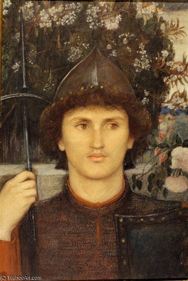 Wikioo.org - The Encyclopedia of Fine Arts - Painting, Artwork by Marie Spartali Stillman - St. George