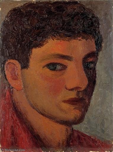WikiOO.org - Encyclopedia of Fine Arts - Maleri, Artwork Mark Gertler - Self-portrait