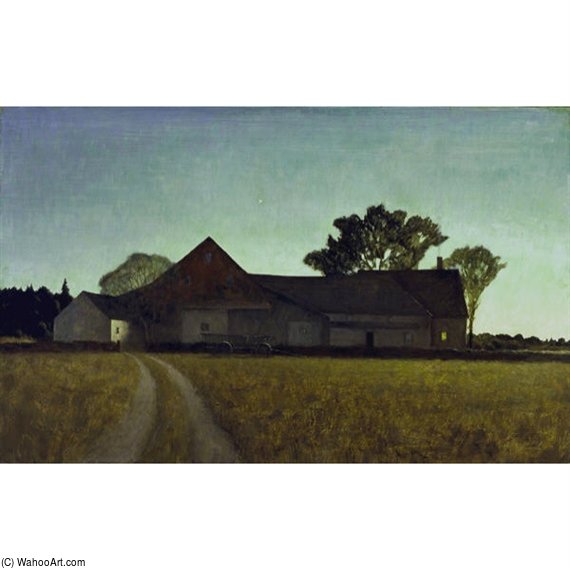 WikiOO.org - دایره المعارف هنرهای زیبا - نقاشی، آثار هنری Nc Wyeth - The Hupper Farm