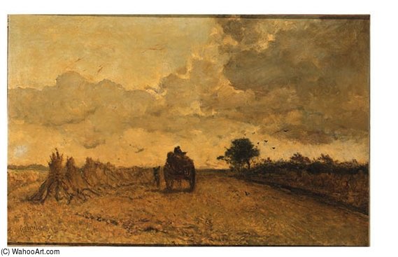 WikiOO.org - Encyclopedia of Fine Arts - Maľba, Artwork Paul Joseph Constantine Gabriel - The Harvest