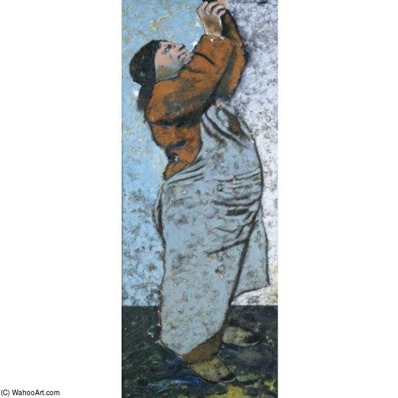 Wikioo.org – L'Enciclopedia delle Belle Arti - Pittura, Opere di Ronald Brooks Kitaj - Esaminando Negativi