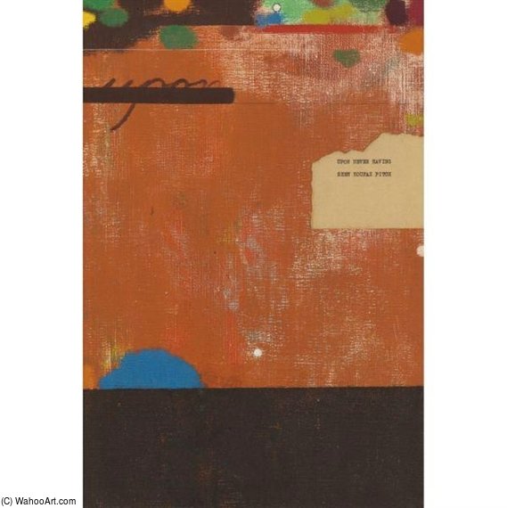 Wikoo.org - موسوعة الفنون الجميلة - اللوحة، العمل الفني Ronald Brooks Kitaj - Upon Never Having Seen Koufax Pitch