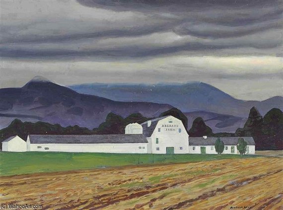 Wikioo.org - The Encyclopedia of Fine Arts - Painting, Artwork by Rockwell Kent - Asgaard Farm