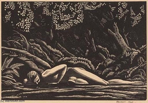 Wikioo.org - The Encyclopedia of Fine Arts - Painting, Artwork by Rockwell Kent - Forest Pool