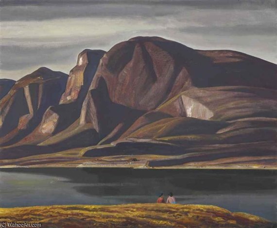 WikiOO.org - אנציקלופדיה לאמנויות יפות - ציור, יצירות אמנות Rockwell Kent - Greenland (spring)