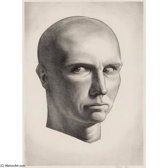 Wikioo.org - Bách khoa toàn thư về mỹ thuật - Vẽ tranh, Tác phẩm nghệ thuật Rockwell Kent - Self Portrait