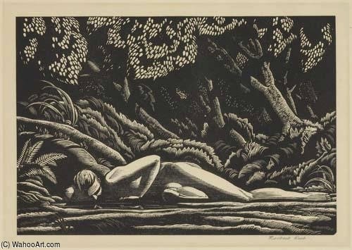 Wikioo.org – La Enciclopedia de las Bellas Artes - Pintura, Obras de arte de Rockwell Kent - el bosque charco