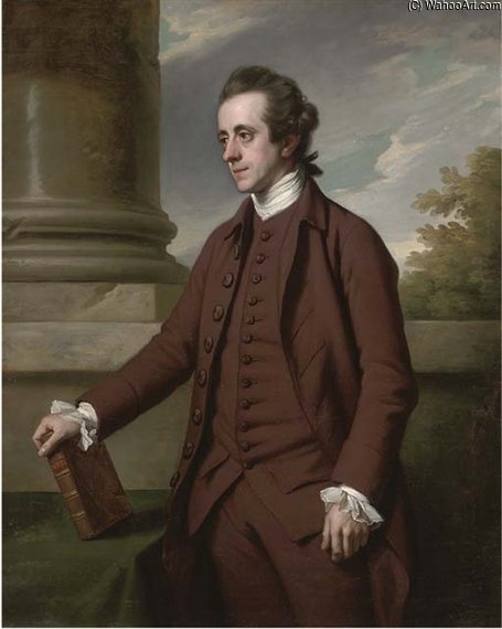WikiOO.org - 백과 사전 - 회화, 삽화 Nathaniel Dance-Holland - Portrait Of William Baker