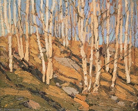WikiOO.org - Encyclopedia of Fine Arts - Maľba, Artwork Thomas Thompson - Northern Spring