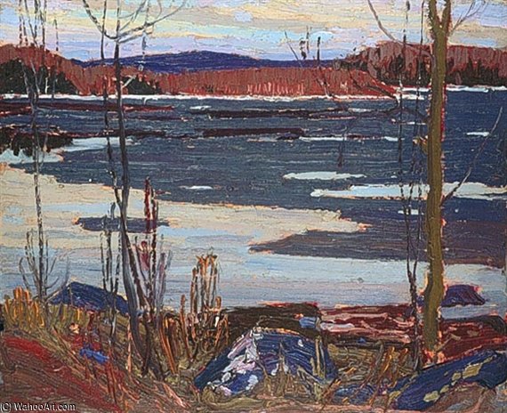 WikiOO.org - Encyclopedia of Fine Arts - Målning, konstverk Thomas Thompson - River