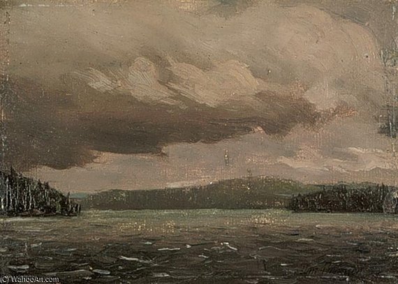 Wikioo.org - The Encyclopedia of Fine Arts - Painting, Artwork by Thomas Clement Thompson - Smoke Lake
