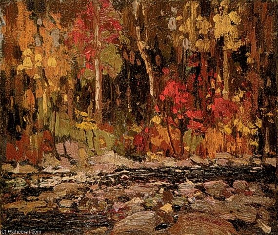 Wikioo.org - The Encyclopedia of Fine Arts - Painting, Artwork by Thomas Thompson - The Brook