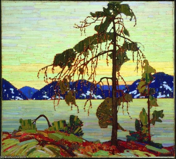 Wikioo.org - The Encyclopedia of Fine Arts - Painting, Artwork by Thomas Thompson - The Jack Pine