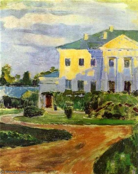 Wikioo.org – L'Enciclopedia delle Belle Arti - Pittura, Opere di Victor Borisov Mtov - Manor House At Zubrilovka