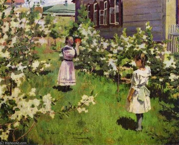 WikiOO.org - Güzel Sanatlar Ansiklopedisi - Resim, Resimler Victor Borisov Mtov - May Flowers