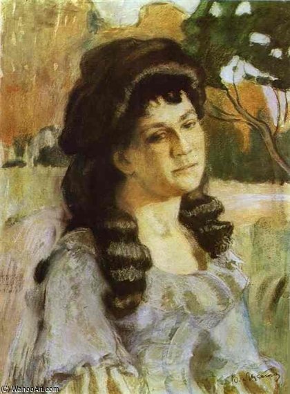 Wikioo.org - The Encyclopedia of Fine Arts - Painting, Artwork by Victor Borisov Mtov - Portrait Of A Lady