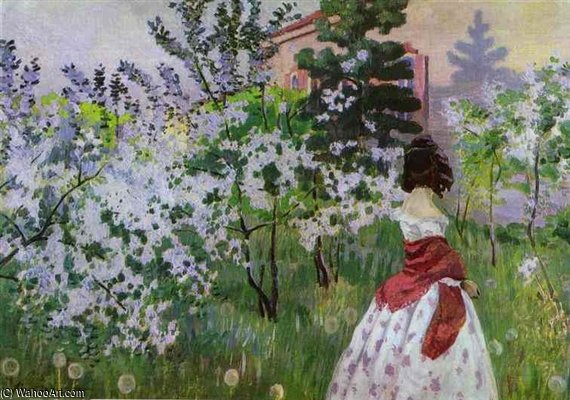Wikioo.org – La Enciclopedia de las Bellas Artes - Pintura, Obras de arte de Victor Borisov Mtov - primavera