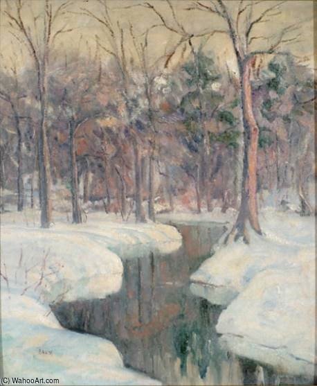 Wikioo.org - The Encyclopedia of Fine Arts - Painting, Artwork by Walter Emerson Baum - Brook In The Woods