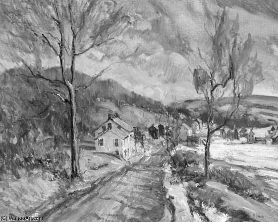 WikiOO.org - Encyclopedia of Fine Arts - Maleri, Artwork Walter Emerson Baum - In The Lehigh Hills