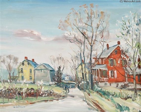 WikiOO.org - Encyclopedia of Fine Arts - Maalaus, taideteos Walter Emerson Baum - Main Street