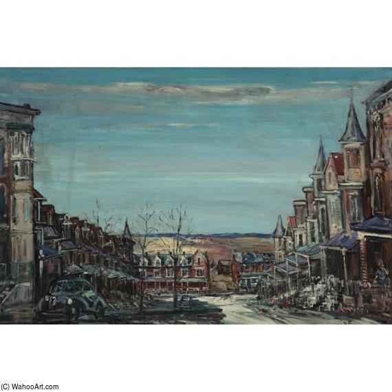 Wikioo.org - The Encyclopedia of Fine Arts - Painting, Artwork by Walter Emerson Baum - Twelfth Street