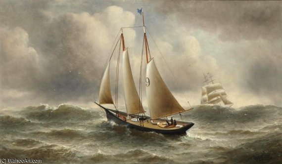 WikiOO.org - Енциклопедія образотворчого мистецтва - Живопис, Картини
 William Bill Alexander - Ship