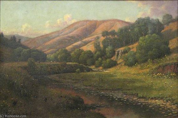 Wikioo.org - The Encyclopedia of Fine Arts - Painting, Artwork by William Barraud - Beyond Muir Woods