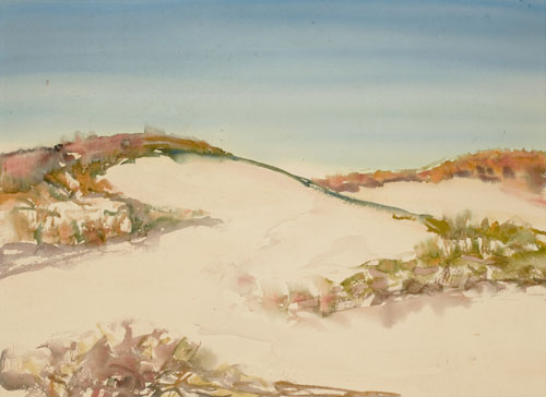 WikiOO.org - Encyclopedia of Fine Arts - Maľba, Artwork Alfred Heber Hutty - Dunes